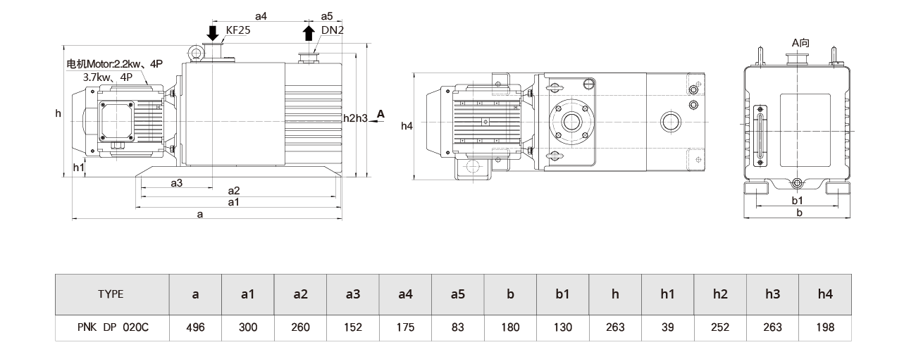 PNK DP 020C雙級旋片真(zhēn)空泵 PNK DP 020C雙級旋(xuán)片真空泵(bèng)